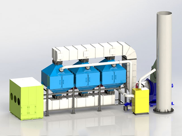 活性炭吸附脫附+催化燃燒裝置